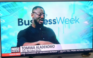 Tomiwa Aladekomo, CEO of Big Cabal Media